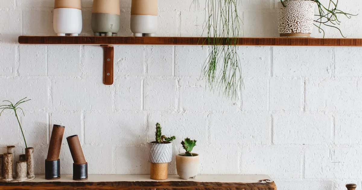 How to Install Floating Shelves Without a Drill