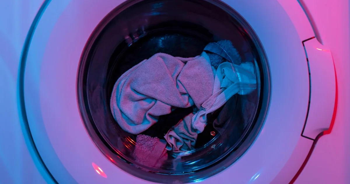 pink and green plastic container